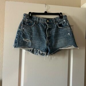 Zara Indigo Denim Shorts